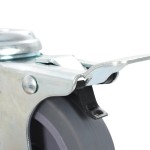 vidaXL Roți pivotante cu gaură pentru șurub, 12 buc., 75 mm vidaXL Roți pivotante cu gaură pentru șurub, 12 buc., 75 mm