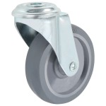 vidaXL Roți pivotante cu gaură pentru șurub, 24 buc., 100 mm vidaXL Roți pivotante cu gaură pentru șurub, 24 buc., 100 mm