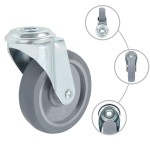 vidaXL Roți pivotante cu gaură pentru șurub, 32 buc., 100 mm vidaXL Roți pivotante cu gaură pentru șurub, 32 buc., 100 mm