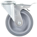 vidaXL Roți pivotante cu gaură pentru șurub, 8 buc., 100 mm vidaXL Roți pivotante cu gaură pentru șurub, 8 buc., 100 mm