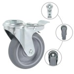 vidaXL Roți pivotante cu gaură pentru șurub, 12 buc., 100 mm vidaXL Roți pivotante cu gaură pentru șurub, 12 buc., 100 mm