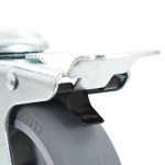 vidaXL Roți pivotante cu gaură pentru șurub, 16 buc., 100 mm vidaXL Roți pivotante cu gaură pentru șurub, 16 buc., 100 mm