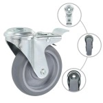 vidaXL Roți pivotante cu gaură pentru șurub, 32 buc., 100 mm vidaXL Roți pivotante cu gaură pentru șurub, 32 buc., 100 mm