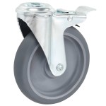 vidaXL Roți pivotante cu gaură pentru șurub, 16 buc., 125 mm vidaXL Roți pivotante cu gaură pentru șurub, 16 buc., 125 mm