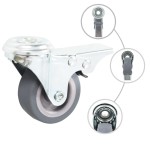 vidaXL Roți pivotante cu gaură pentru șurub, 16 buc., 50 mm vidaXL Roți pivotante cu gaură pentru șurub, 16 buc., 50 mm