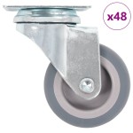 vidaXL Roți pivotante, 48 buc., 50 mm vidaXL Roți pivotante, 48 buc., 50 mm