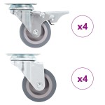 vidaXL Roți pivotante, 8 buc., 50 mm vidaXL Roți pivotante, 8 buc., 50 mm