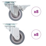 vidaXL Roți pivotante, 16 buc., 50 mm vidaXL Roți pivotante, 16 buc., 50 mm