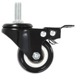 vidaXL Roți pivotante cu frâne, 8 buc., 50 mm vidaXL Roți pivotante cu frâne, 8 buc., 50 mm
