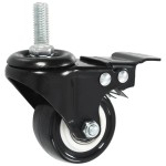 vidaXL Roți pivotante cu frâne, 12 buc., 50 mm vidaXL Roți pivotante cu frâne, 12 buc., 50 mm