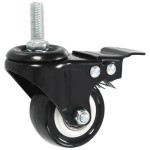vidaXL Roți pivotante cu frâne, 32 buc., 50 mm