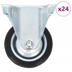 vidaXL Roți fixe, 24 buc., 75 mm vidaXL Roți fixe, 24 buc., 75 mm