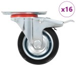 vidaXL Roți pivotante, 8 buc., 75 mm