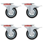 vidaXL Roți pivotante, 16 buc., 75 mm vidaXL Roți pivotante, 16 buc., 75 mm