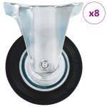 vidaXL Roți fixe, 8 buc., 100 mm vidaXL Roți fixe, 8 buc., 100 mm