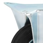 vidaXL Roți fixe, 12 buc., 100 mm vidaXL Roți fixe, 12 buc., 100 mm