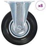 vidaXL Roți fixe, 8 buc., 125 mm vidaXL Roți fixe, 8 buc., 125 mm