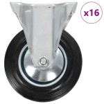 vidaXL Roți fixe, 16 buc., 160 mm vidaXL Roți fixe, 16 buc., 160 mm