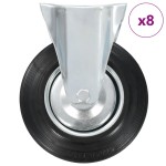 vidaXL Roți fixe, 8 buc., 200 mm vidaXL Roți fixe, 8 buc., 200 mm