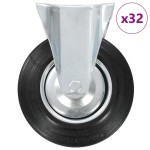 vidaXL Roți fixe, 32 buc., 200 mm vidaXL Roți fixe, 32 buc., 200 mm