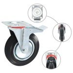 vidaXL Roți pivotante, 8 buc., 200 mm vidaXL Roți pivotante, 8 buc., 200 mm