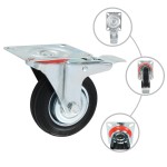 vidaXL Roți pivotante, 8 buc., 100 mm vidaXL Roți pivotante, 8 buc., 100 mm