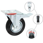 vidaXL Roți pivotante, 8 buc., 160 mm vidaXL Roți pivotante, 8 buc., 160 mm