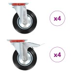 vidaXL Roți pivotante, 8 buc., 160 mm vidaXL Roți pivotante, 8 buc., 160 mm