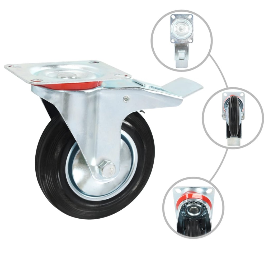 vidaXL Roți pivotante, 32 buc., 160 mm