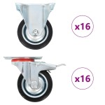 vidaXL Roți, 32 buc., 75 mm vidaXL Roți, 32 buc., 75 mm