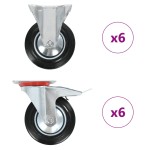 vidaXL Roți, 12 buc., 160 mm vidaXL Roți, 12 buc., 160 mm