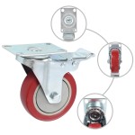 vidaXL Roți pivotante, 8 buc., 100 mm vidaXL Roți pivotante, 8 buc., 100 mm