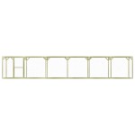 vidaXL Coteț pentru păsări, 1,5 x 9 x 1,5 m, lemn de pin tratat