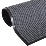 vidaXL Covorașe de ușă din PVC 4 buc. gri, 90x60 cm