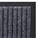 vidaXL Covorașe de ușă din PVC 4 buc. gri, 90x60 cm