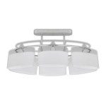 vidaXL Lustră cu abajururi din sticlă, 4 buc., E14 vidaXL Lustră cu abajururi din sticlă, 4 buc., E14