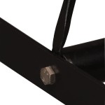 vidaXL Set mobilier de bar, 5 piese, lemn reciclat și piele naturală