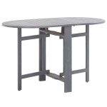 vidaXL Set mobilier de grădină, 5 piese, gri, lemn masiv de acacia vidaXL Set mobilier de grădină, 5 piese, gri, lemn masiv de acacia