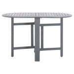 vidaXL Set mobilier de grădină, 5 piese, gri, lemn masiv de acacia vidaXL Set mobilier de grădină, 5 piese, gri, lemn masiv de acacia
