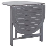 vidaXL Set mobilier de grădină, 5 piese, gri, lemn masiv de acacia vidaXL Set mobilier de grădină, 5 piese, gri, lemn masiv de acacia
