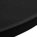 vidaXL Husă de masă cu picior, 4 buc., negru, Ø80 cm, elastic vidaXL Husă de masă cu picior, 4 buc., negru, Ø80 cm, elastic