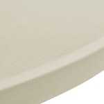 vidaXL Husă de masă cu picior Ø70 cm, 4 buc., crem, elastic vidaXL Husă de masă cu picior Ø70 cm, 4 buc., crem, elastic
