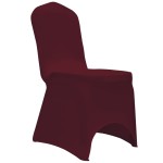vidaXL Huse elastice pentru scaun, 12 buc., vișiniu vidaXL Huse elastice pentru scaun, 12 buc., vișiniu