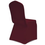 vidaXL Huse elastice pentru scaun, 12 buc., vișiniu vidaXL Huse elastice pentru scaun, 12 buc., vișiniu