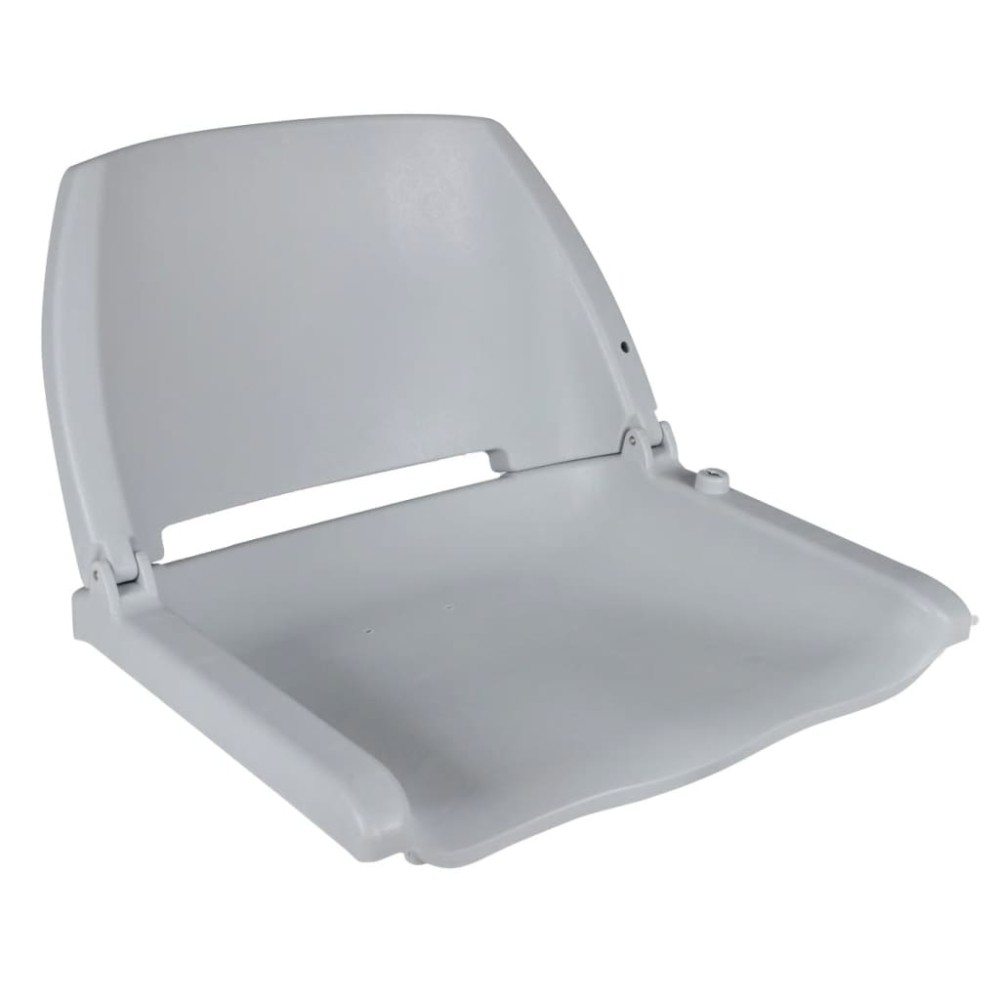 vidaXL Scaune barcă 2 buc. gri 41x51x48 cm spătar pliabil fără pernă