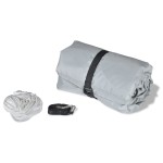 vidaXL Huse de barcă, 2 buc., gri, lungime 427-488 cm, lățime 229 cm vidaXL Huse de barcă, 2 buc., gri, lungime 427-488 cm, lățime 229 cm