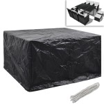 vidaXL Huse mobilier grădină 2 buc. set poliratan 8 ocheți 172x113 cm vidaXL Huse mobilier grădină 2 buc. set poliratan 8 ocheți 172x113 cm