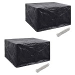 vidaXL Huse mobilier grădină 2 buc. set poliratan 8 ocheți 172x113 cm vidaXL Huse mobilier grădină 2 buc. set poliratan 8 ocheți 172x113 cm