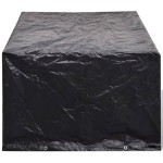 vidaXL Huse mobilier grădină 2 buc. 180x140 cm set poliratan 8 ocheți vidaXL Huse mobilier grădină 2 buc. 180x140 cm set poliratan 8 ocheți