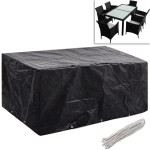 vidaXL Huse mobilier grădină 2 buc. set poliratan 10 ocheți 240x140 cm vidaXL Huse mobilier grădină 2 buc. set poliratan 10 ocheți 240x140 cm